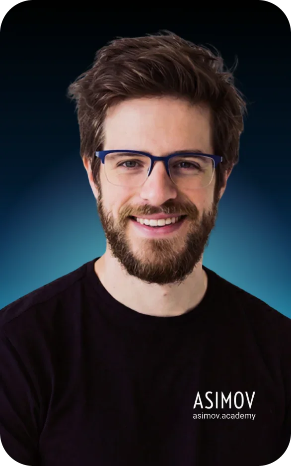 Juliano Faccioni, instrutor da Asimov Academy